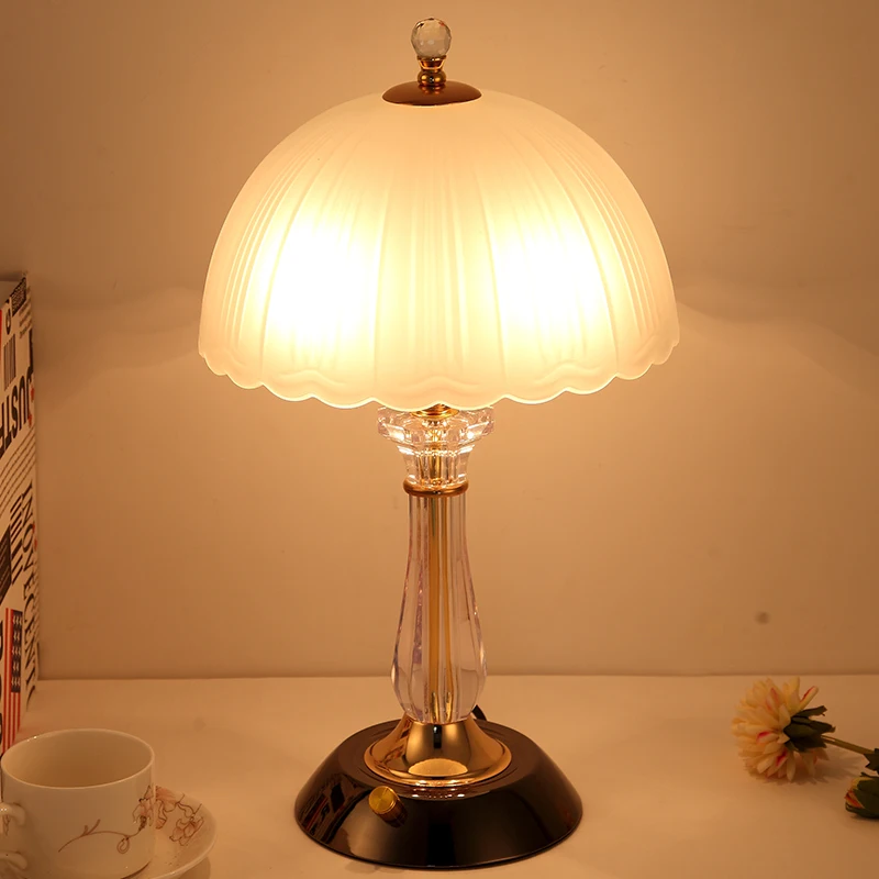 Modern Glass Table Lamp Bedside Lamp For Living Room Study Table Lamp Simple Creative Warm Home Warm Light Nursing Glass Lamp
Modern Glass Table Lamp Bedside Lamp For Living Room Study Table Lamp Simple Creative Warm Home Warm Light Nursing Glass Lamp