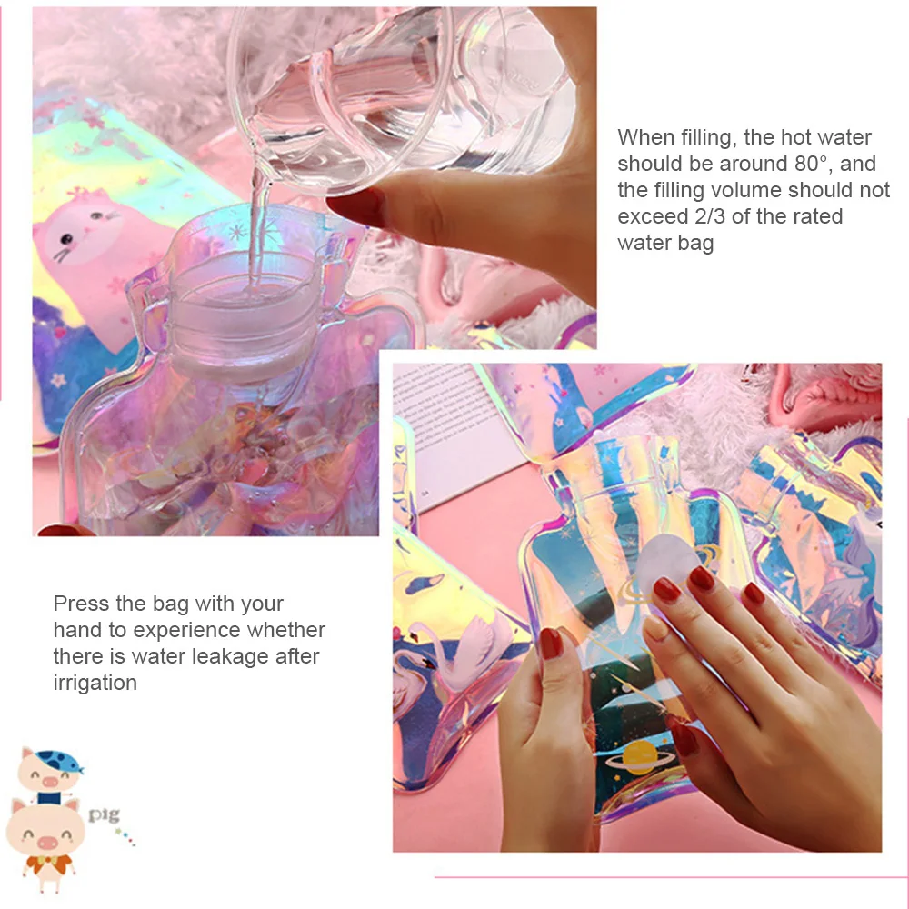 1PCS Mini Pvc Cartoon Hot Water Bottles Bag Water Injection Explosion-Proof Hot Water Bottle Children Student Hand Warmer Pouch
1PCS Mini Pvc Cartoon Hot Water Bottles Bag Water Injection Explosion-Proof Hot Water Bottle Children Student Hand Warmer Pouch