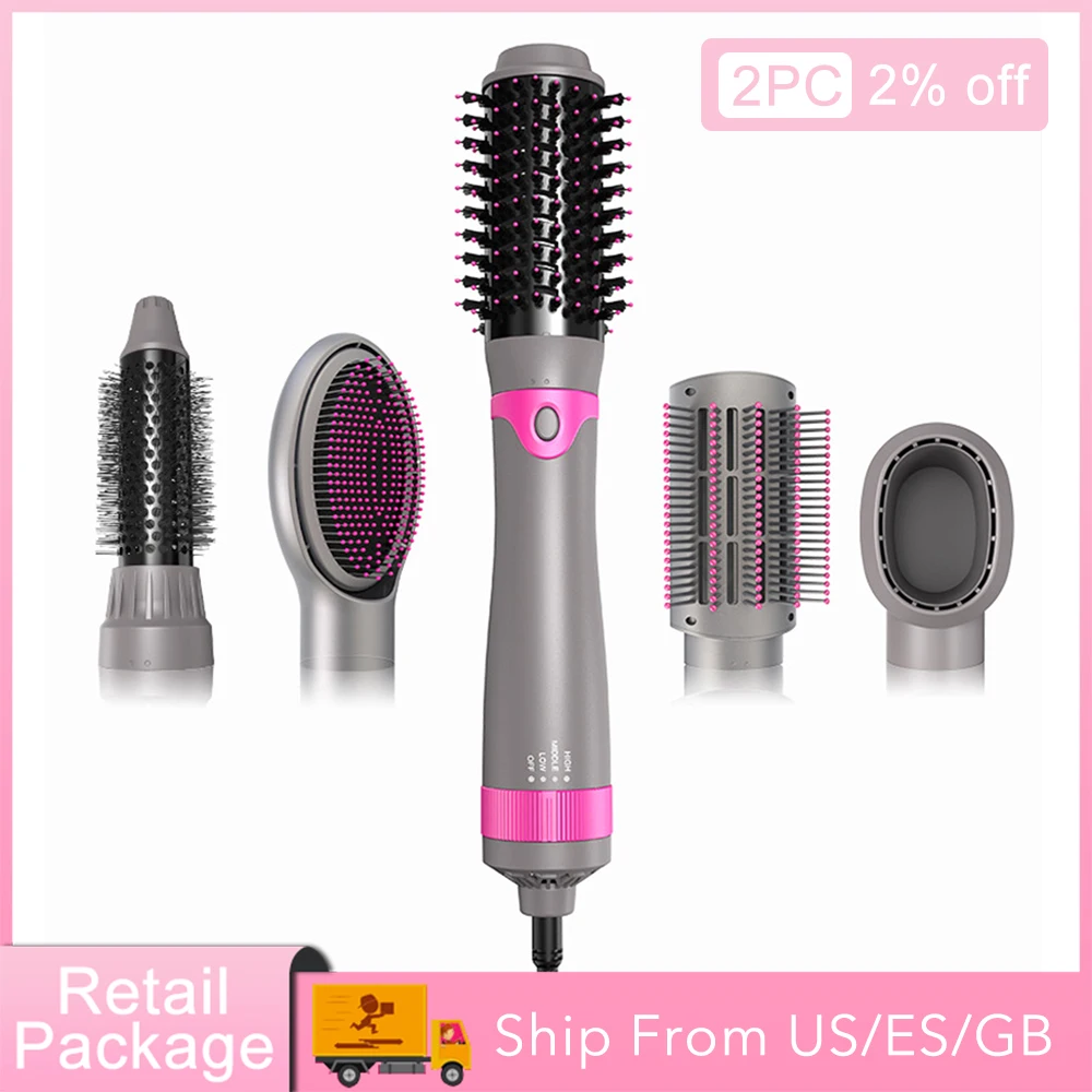 Dropshipping 5 in 1 Hair Dryer Hot Air Brush Hair Curler Hair Straightener Hot Comb Curling Iron Brush Hair Styling Tools
Dropshipping 5 in 1 Hair Dryer Hot Air Brush Hair Curler Hair Straightener Hot Comb Curling Iron Brush Hair Styling Tools