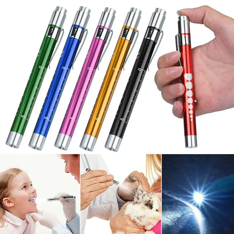 Portable LED Flashlight Work Pen Lights With Pupil Gauge Measurements Camping Tools Medical First Aid Pen Light Torch Lamp
Portable LED Flashlight Work Pen Lights With Pupil Gauge Measurements Camping Tools Medical First Aid Pen Light Torch Lamp
