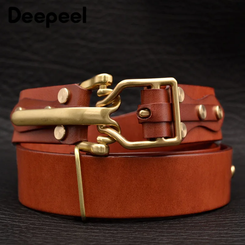 Belt 1pc 3.8*110-125cm Men's First Layer Cowskin Belt Handmade Genuine Leather Knight Belts Brass Pin Buckle Waistband
Belt 1pc 3.8*110-125cm Men's First Layer Cowskin Belt Handmade Genuine Leather Knight Belts Brass Pin Buckle Waistband