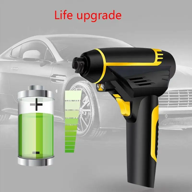 120W Rechargeable/Wireless Portable Air Pump Electric Inflator Handheld Vehicle Car Tire Compressor Digital Smart PSI Tire
120W Rechargeable/Wireless Portable Air Pump Electric Inflator Handheld Vehicle Car Tire Compressor Digital Smart PSI Tire