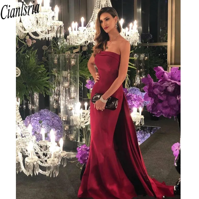 Simple Elegant Mermaid Evening Dresses with Overskirts Strapless Floor Length Formal Dress Evening Wear Prom Gowns Robe Custom
Simple Elegant Mermaid Evening Dresses with Overskirts Strapless Floor Length Formal Dress Evening Wear Prom Gowns Robe Custom