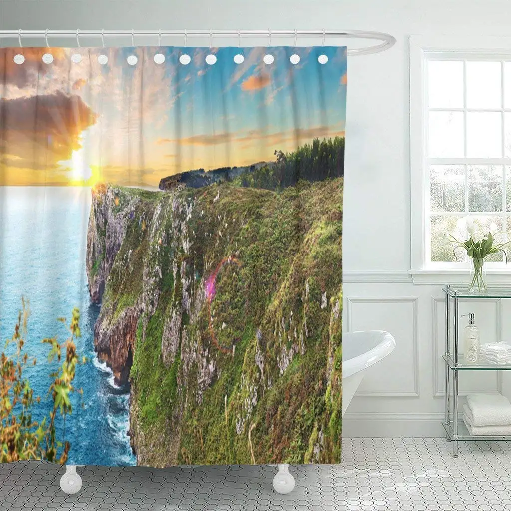 Spectacular Mountains Spanish Coast Scenery Sunset Landscape Cliff Shower Curtain Waterproof Polyester Fabric 60 x 72 Inches
Spectacular Mountains Spanish Coast Scenery Sunset Landscape Cliff Shower Curtain Waterproof Polyester Fabric 60 x 72 Inches