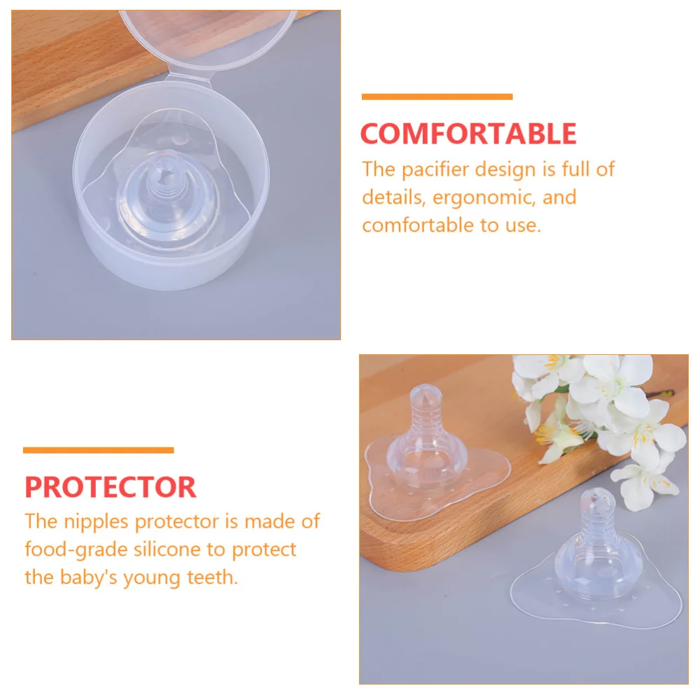 2pcs Silicone Nipples Shield Cover Set Breastfeeding Nursing Shield Protectors
2pcs Silicone Nipples Shield Cover Set Breastfeeding Nursing Shield Protectors
