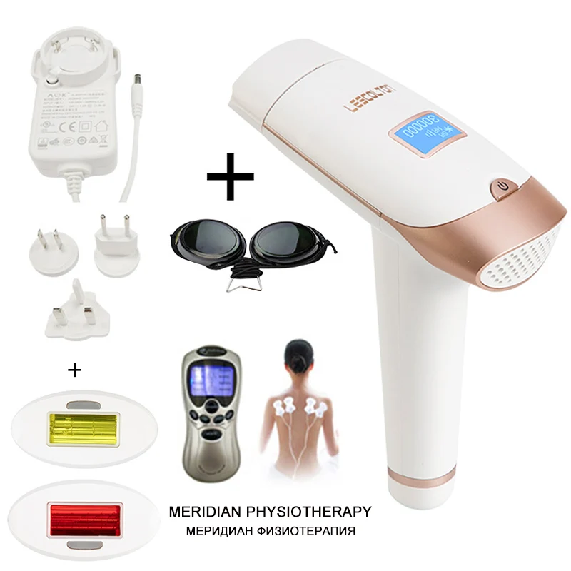 2in1 700000 pulsed IPL Laser Epilator Hair Removal LCD Display Laser Permanent Bikini Trimmer Electric depilador
2in1 700000 pulsed IPL Laser Epilator Hair Removal LCD Display Laser Permanent Bikini Trimmer Electric depilador