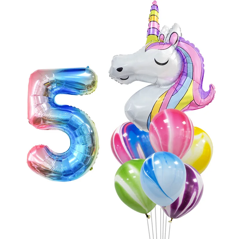 8 Pcs/Set Rainbow Unicorn Party Balloons Decor 6 Colors Agate Latax Ballon Birthday Decor Kids Birthday Party Baby Shower Decor
8 Pcs/Set Rainbow Unicorn Party Balloons Decor 6 Colors Agate Latax Ballon Birthday Decor Kids Birthday Party Baby Shower Decor