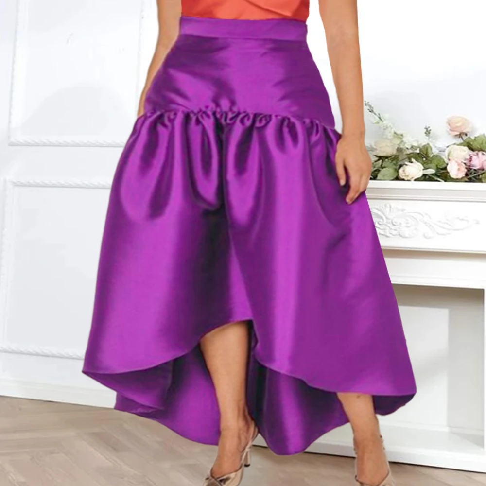 Юбка женская в складку, с завышенной талией, до щиколотки 
Юбка женская в складку, с завышенной талией, до щиколотки