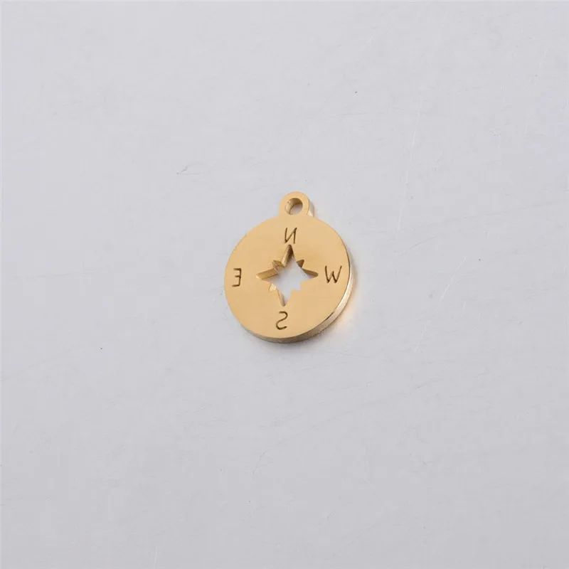 YEYULIN 10pcs Stainless Steel Compass Charms Gold Necklace Pendant Bracelet Making for DIY Jewelry Findings Handmade Supplies 
YEYULIN 10pcs Stainless Steel Compass Charms Gold Necklace Pendant Bracelet Making for DIY Jewelry Findings Handmade Supplies