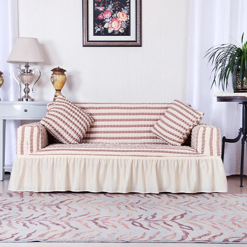 Bubble Skirt Sofa Protector Sofa Covers for Living Room Elastic Stretch Slipcover Sectional Corner Sofa Covers 1/2/3/4-Seater
Bubble Skirt Sofa Protector Sofa Covers for Living Room Elastic Stretch Slipcover Sectional Corner Sofa Covers 1/2/3/4-Seater