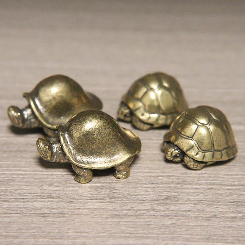Vintage Brass Longevity Animal Turtle Figurines Miniatures Lucky Desktop Oranments Home Decoration Accessories Feng Shui Decors
Vintage Brass Longevity Animal Turtle Figurines Miniatures Lucky Desktop Oranments Home Decoration Accessories Feng Shui Decors
