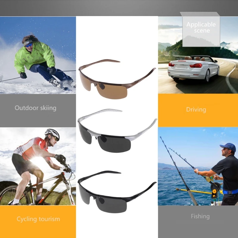 Polarized Glasses Fishing Cycling Driving Outdoor Sunglasses Protection Goggles H053
Polarized Glasses Fishing Cycling Driving Outdoor Sunglasses Protection Goggles H053