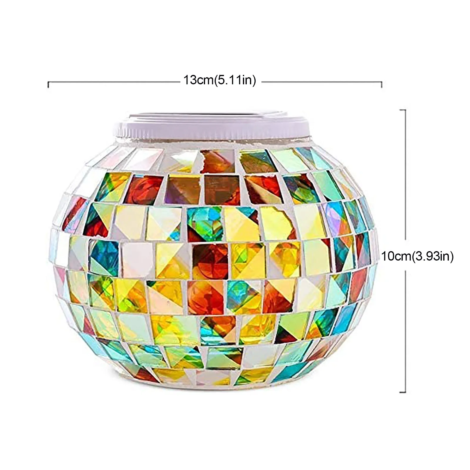 Color Changing Mosaic Glass Ball LED Solar Garden Lights Waterproof Solar Table Lights 2 Modes for Christmas Party Decoration
Color Changing Mosaic Glass Ball LED Solar Garden Lights Waterproof Solar Table Lights 2 Modes for Christmas Party Decoration