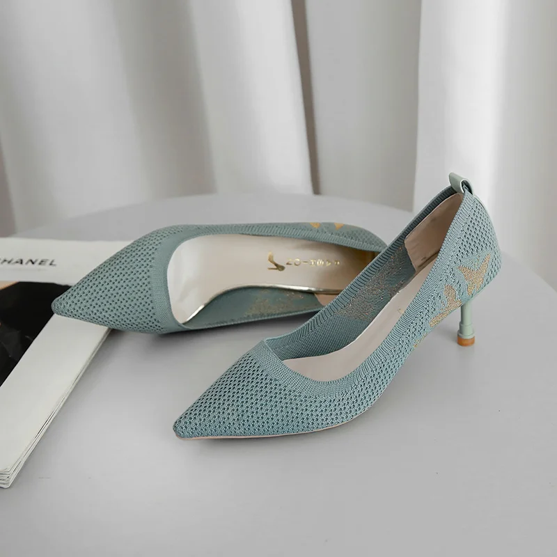 Hot Selling Women Pointed Toe Pumps mesh cloth Dress elegant High Heels Boat Shoes Shadow Wedding Shoes Zapatos Mujer U22-41
Hot Selling Women Pointed Toe Pumps mesh cloth Dress elegant High Heels Boat Shoes Shadow Wedding Shoes Zapatos Mujer U22-41