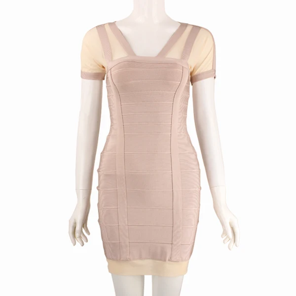 Mesh Sexy Party Dress Vestidos Summer Fashion Black Beige Mini Short Elegant Women Evening Casual Bandage Bodycon Dresses
Mesh Sexy Party Dress Vestidos Summer Fashion Black Beige Mini Short Elegant Women Evening Casual Bandage Bodycon Dresses