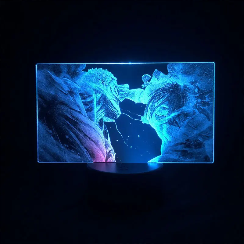 Attack on Titan Yoroi No Kyojin Japanese Anime Manga Touch Sensor Two Tone Lamp Two Tone Led Light Decor Two Tone 3D Lamp Child
Attack on Titan Yoroi No Kyojin Japanese Anime Manga Touch Sensor Two Tone Lamp Two Tone Led Light Decor Two Tone 3D Lamp Child
