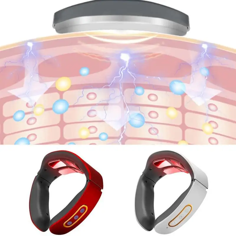 Usb Cervical Massager Neck Pain Relief Health Care Infrared Heating Remote Control Voice Pain Relief Massage Tool
Usb Cervical Massager Neck Pain Relief Health Care Infrared Heating Remote Control Voice Pain Relief Massage Tool