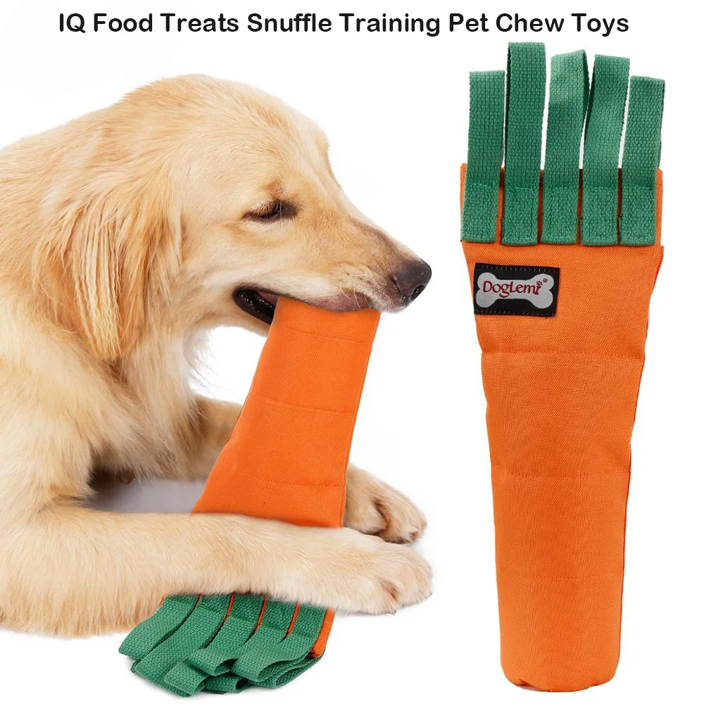 2PCS IQ Food Treats Snuffle Training Pet Chew Toys Bottle Fill Crunky Functional Durable Cotton Dog Toys Carrot Design
2PCS IQ Food Treats Snuffle Training Pet Chew Toys Bottle Fill Crunky Functional Durable Cotton Dog Toys Carrot Design