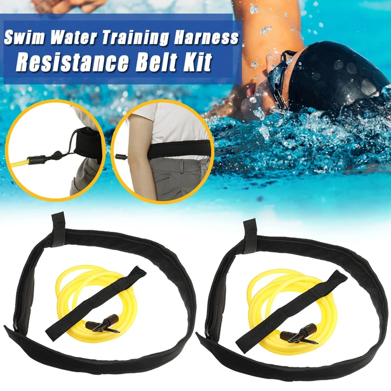 Swimming Resistance Belt Adjustable Swim Training ResistanceExerciser Latex Tubes Various Styles Belt Elastic Safety Rope Kit
Swimming Resistance Belt Adjustable Swim Training ResistanceExerciser Latex Tubes Various Styles Belt Elastic Safety Rope Kit