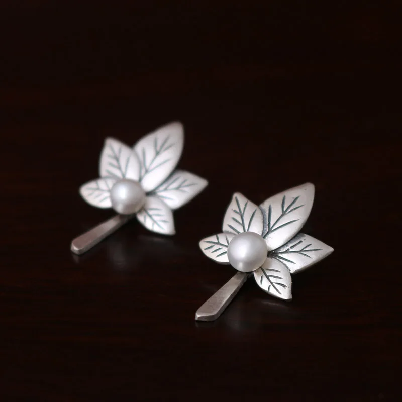 Tassel Leaves Real Pearl Earring for Women Silver 925 Jewelry Freshwater Pearl Silver Color Earring Trendy Pearl Jewelry Gift
Tassel Leaves Real Pearl Earring for Women Silver 925 Jewelry Freshwater Pearl Silver Color Earring Trendy Pearl Jewelry Gift