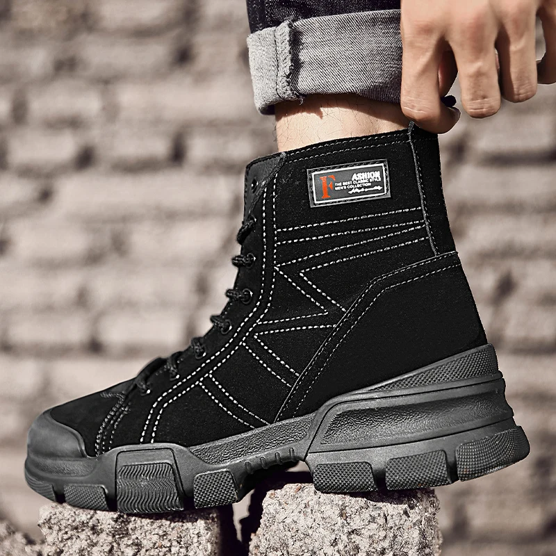 CYYTL Fashion Men's Winter Casual Shoes Handmade Leather Boots Outdoor Hiking Soft Safety Ankle Snow Non Slip Walking Botas
CYYTL Fashion Men's Winter Casual Shoes Handmade Leather Boots Outdoor Hiking Soft Safety Ankle Snow Non Slip Walking Botas