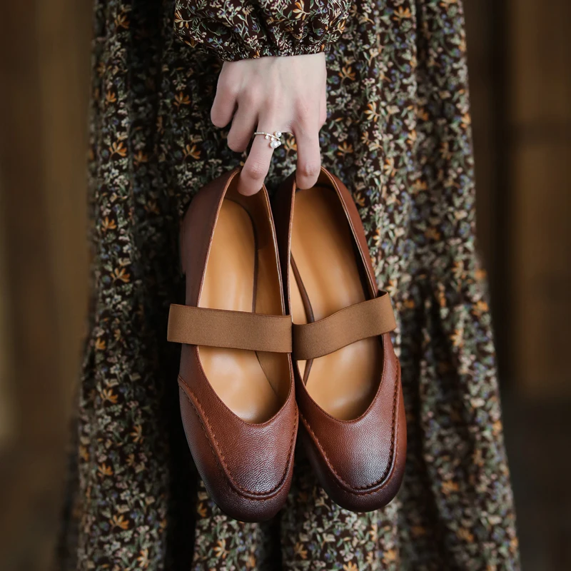 Women Shoes Natural Leather pumps 22-25cm Vintage sheepskin Full leather Korean pearl buckle Mary Jane shoes womens shoes
Women Shoes Natural Leather pumps 22-25cm Vintage sheepskin Full leather Korean pearl buckle Mary Jane shoes womens shoes