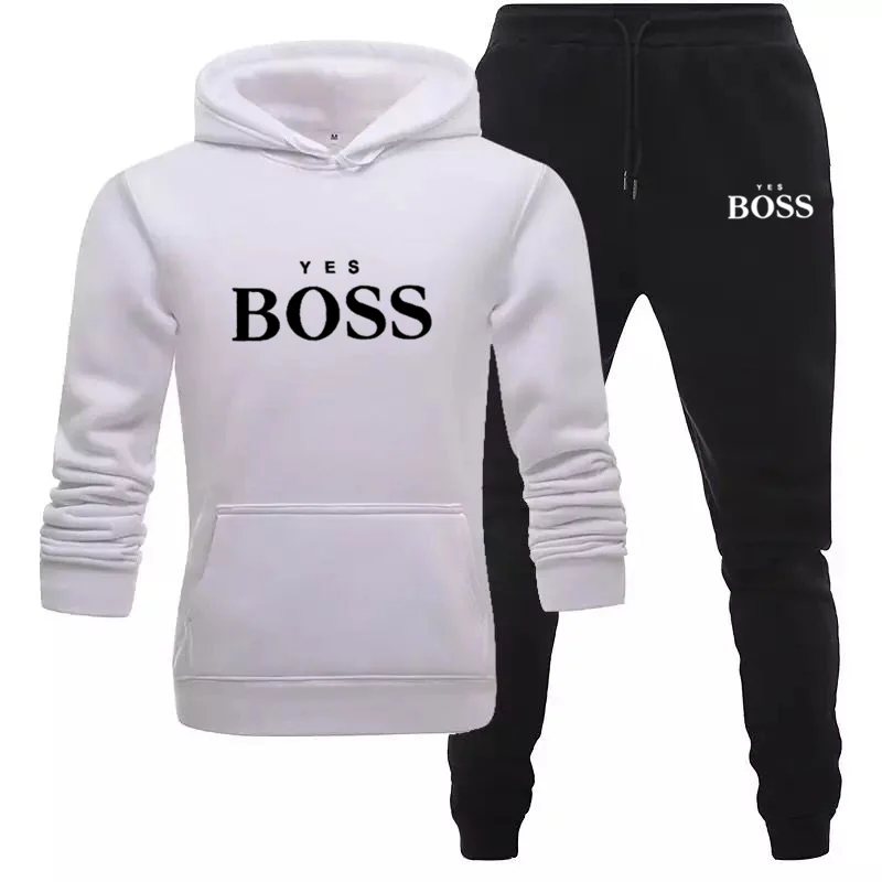 Trainingsanzug Männer Mode Hoodies Männer Anzüge Marke Ja Boss Sets Männer Sweatshirts + Jogginghose Herbst Winter Fleece Mit Ka
Trainingsanzug Männer Mode Hoodies Männer Anzüge Marke Ja Boss Sets Männer Sweatshirts + Jogginghose Herbst Winter Fleece Mit Ka