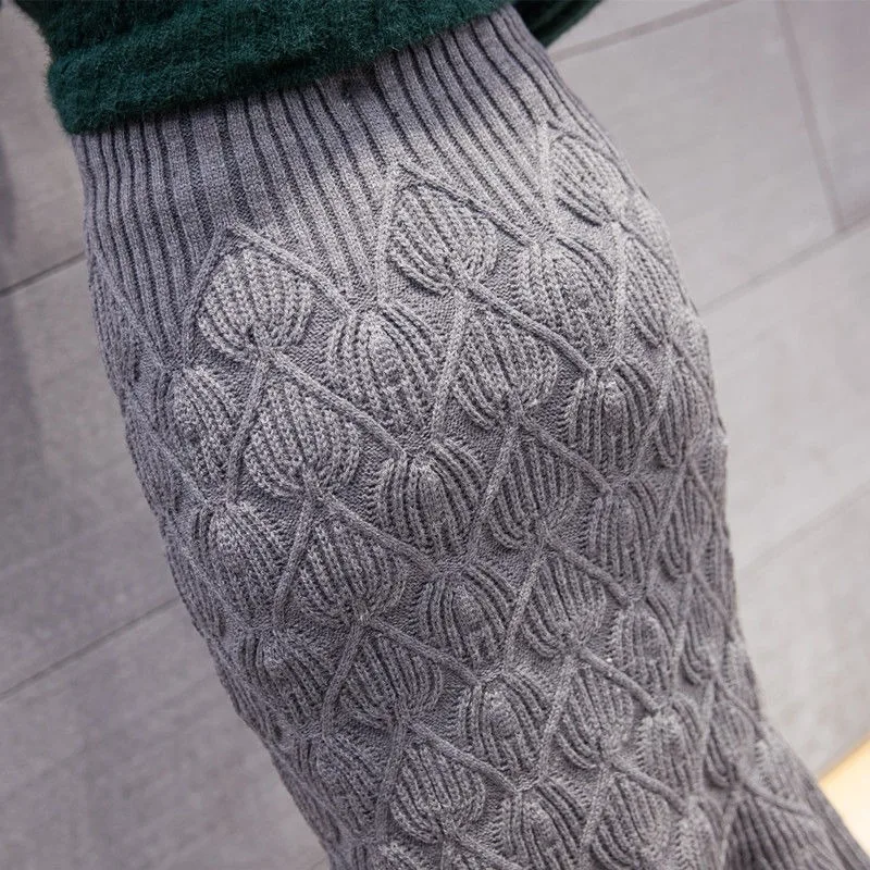 Female Korean New 2020 Mermaid Fashion Slim Knitting Pencil Skirt Beautiful Ladies Empire Fishtail Causal Solid Sexy Skirts Q39
Female Korean New 2020 Mermaid Fashion Slim Knitting Pencil Skirt Beautiful Ladies Empire Fishtail Causal Solid Sexy Skirts Q39
