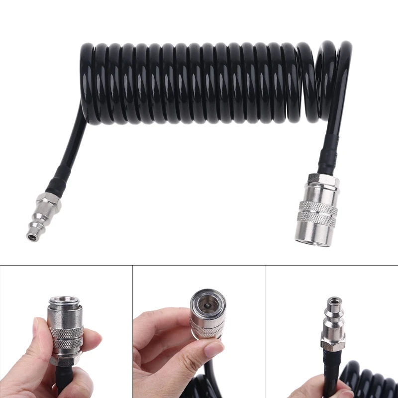 10-49ft Recoil Air Hose Air Compressor Hose with Industrial Solid Coupler & Plug
10-49ft Recoil Air Hose Air Compressor Hose with Industrial Solid Coupler & Plug