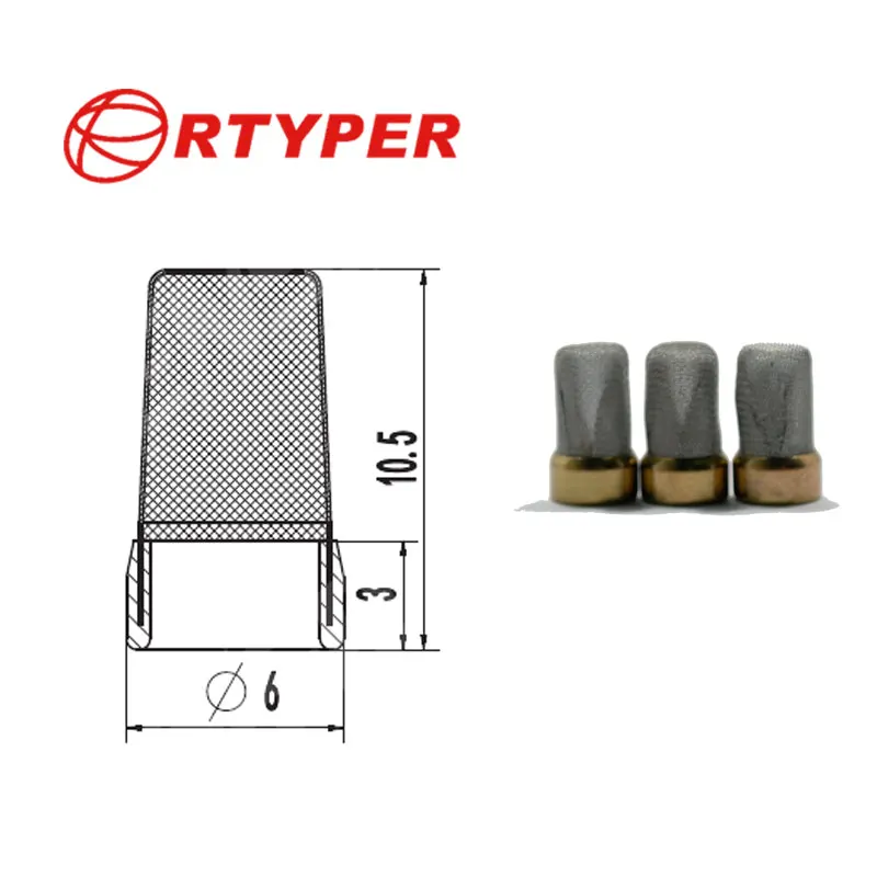 100 PCS Fuel Injector Repair Kit Metal Micro Filter 11009 For Toyota Sienna Avalon Solara 3.0L 6*3*10.5mm
100 PCS Fuel Injector Repair Kit Metal Micro Filter 11009 For Toyota Sienna Avalon Solara 3.0L 6*3*10.5mm