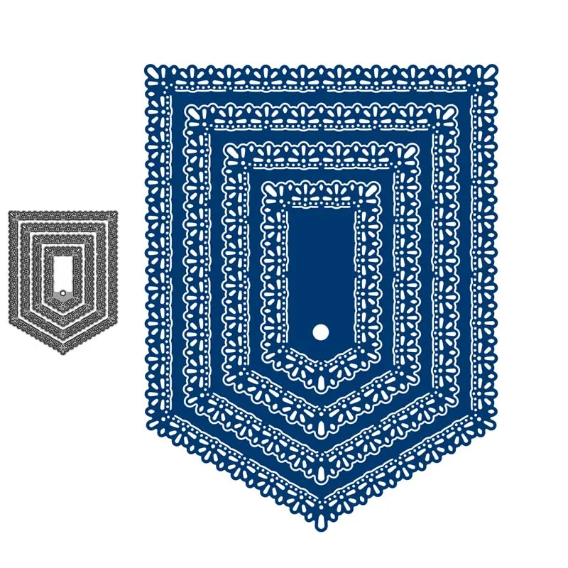 JC Lace Pentagon Frame Metal Cutting Dies Scrapbooking Mold Stencil Handmade Tools DIY Card Make Mould Model Craft Decoration 
JC Lace Pentagon Frame Metal Cutting Dies Scrapbooking Mold Stencil Handmade Tools DIY Card Make Mould Model Craft Decoration