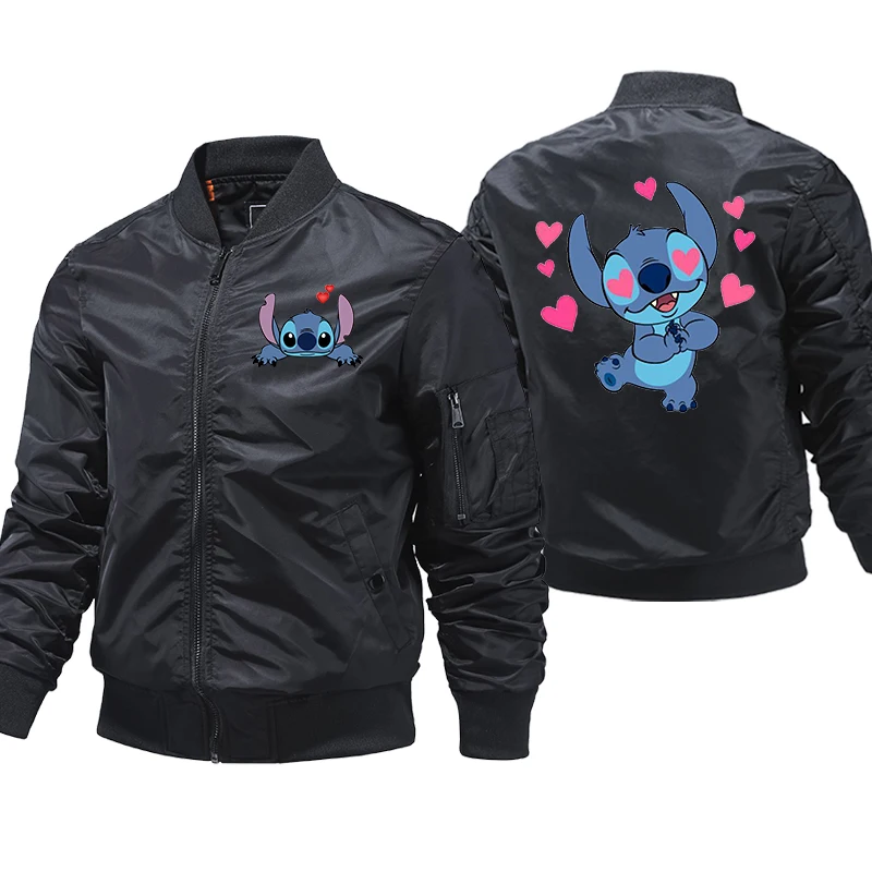 Jacket Men's Disney Lilo Stitch Army Bomber War Jacket Fury Tanker Coat Militari Top Clothes
Jacket Men's Disney Lilo Stitch Army Bomber War Jacket Fury Tanker Coat Militari Top Clothes