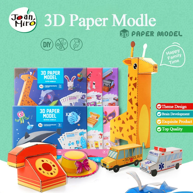 Montessori Toy DIY 3D Paper Modle Children Handmade Paper Game Educational Origami Toys Training DIY Paper Toys
Montessori Toy DIY 3D Paper Modle Children Handmade Paper Game Educational Origami Toys Training DIY Paper Toys
