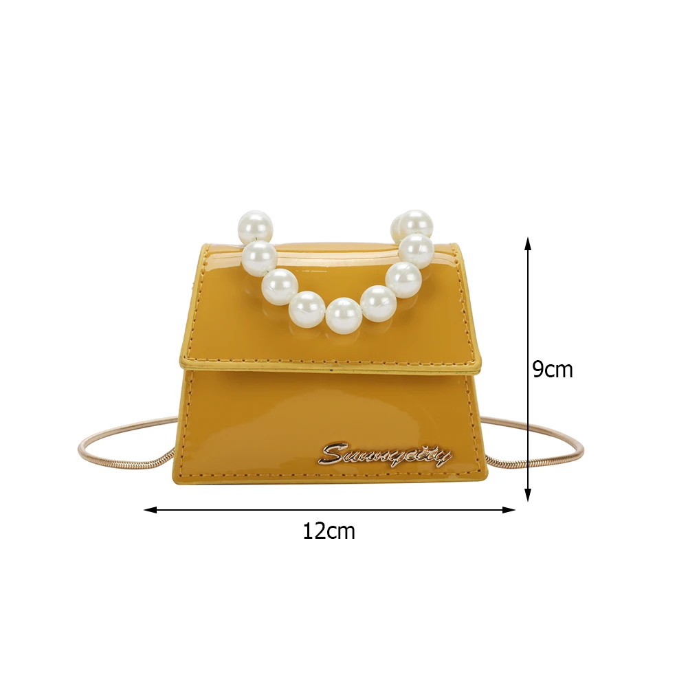 Fashion Women Pearl Chain Shoulder Crossbody Bags PU Leather Messenger Bag Casual Ladies Small Top-handle Handbags Purse
Fashion Women Pearl Chain Shoulder Crossbody Bags PU Leather Messenger Bag Casual Ladies Small Top-handle Handbags Purse