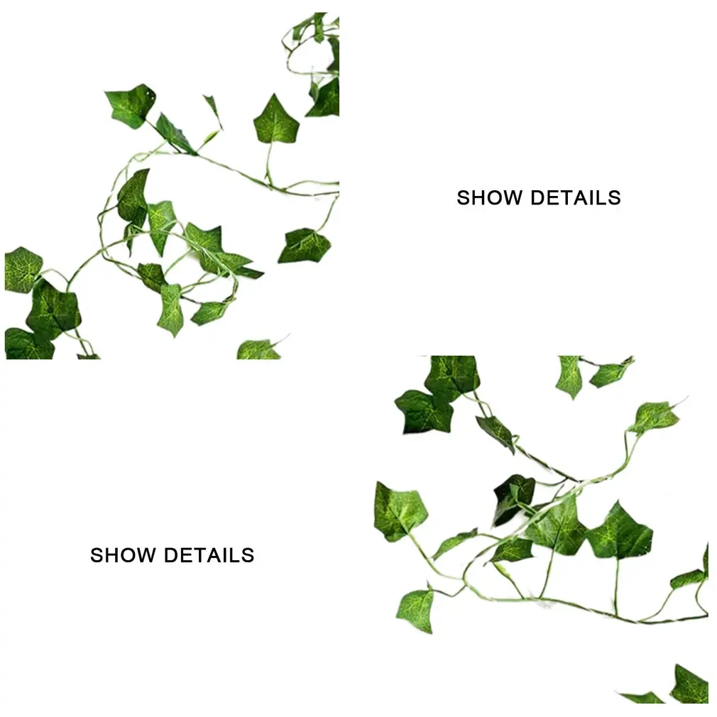 LED Artificial Plants String Light Green Maple Leaves Lamp Garland DIY Hanging Lighting Courtyard Decoration Lights
LED Artificial Plants String Light Green Maple Leaves Lamp Garland DIY Hanging Lighting Courtyard Decoration Lights