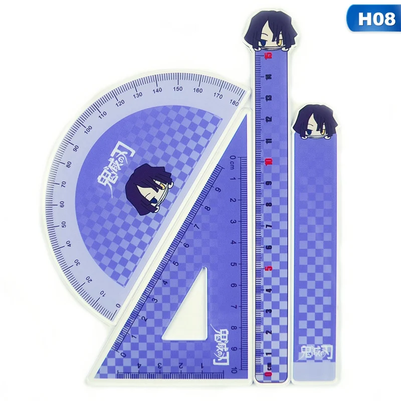 4Pcs/Set Anime Demon Slayer: Kimetsu No Yaiba Cosplay Ruler Set Measuring Scale Students Cartoon Measure Ruler Stationery Gift 
4Pcs/Set Anime Demon Slayer: Kimetsu No Yaiba Cosplay Ruler Set Measuring Scale Students Cartoon Measure Ruler Stationery Gift