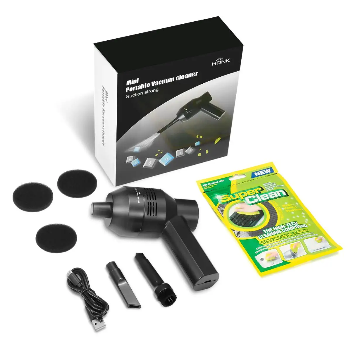 USB Keyboard Cleaner with Cleaning Gel Rechargeable Mini Vacuum Cleaner Wireless For Car Auto Dust Computer Laptop Cleaning
USB Keyboard Cleaner with Cleaning Gel Rechargeable Mini Vacuum Cleaner Wireless For Car Auto Dust Computer Laptop Cleaning