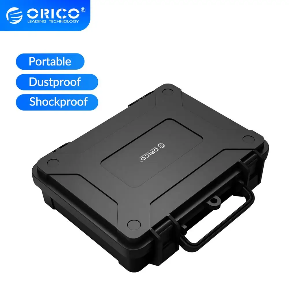 ORICO 3.5 inch Hard Disk Hard Drive Case Box Safety Lock Snap Design with Water-proof Shock-proof Dust-proof Storage Box
ORICO 3.5 inch Hard Disk Hard Drive Case Box Safety Lock Snap Design with Water-proof Shock-proof Dust-proof Storage Box