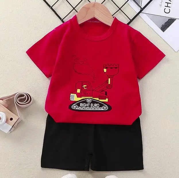 Kid's Summer Short Sleeve T-shirt Round Collar Cartoons Cotton Blend tops ABC155
Kid's Summer Short Sleeve T-shirt Round Collar Cartoons Cotton Blend tops ABC155