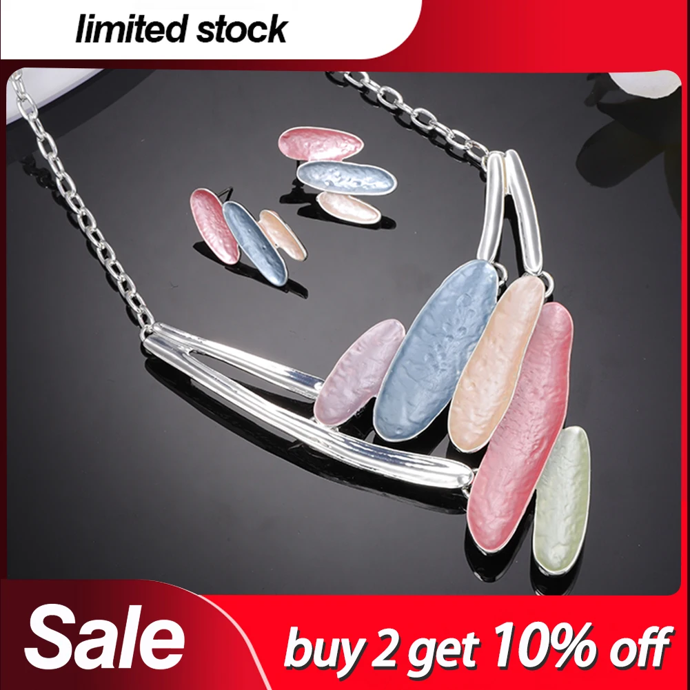 Sale Alloy Enamel Necklace MeiceM 2022 New Design Women's Geometric Pendant Necklaces Set Mother's Day Gift Fashion Party Women
Sale Alloy Enamel Necklace MeiceM 2022 New Design Women's Geometric Pendant Necklaces Set Mother's Day Gift Fashion Party Women