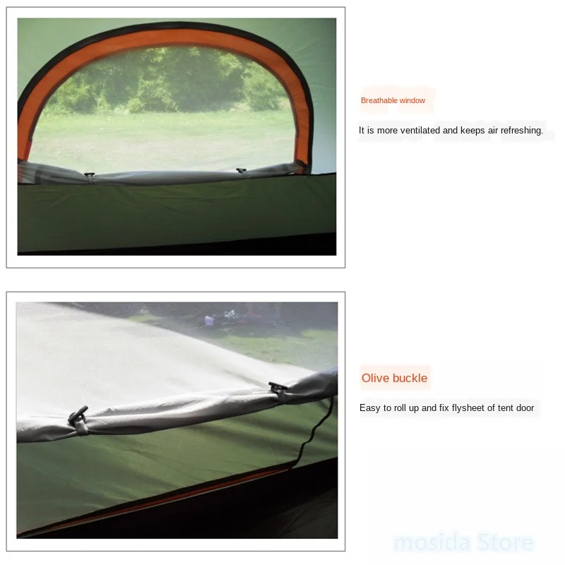 Outdoor tent camping camping waterproof rainstorm weekend field travel 3-4 people double thickening
Outdoor tent camping camping waterproof rainstorm weekend field travel 3-4 people double thickening