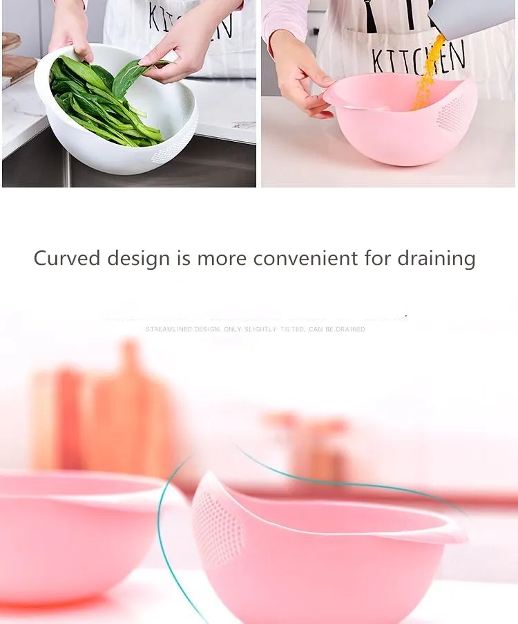 Rice Sieve Plastic Colander Sieve Rice Washing Filter Strainer Basket Kitchen Tools Food Beans Sieve Fruit Bowl Drainer Cleaning
Rice Sieve Plastic Colander Sieve Rice Washing Filter Strainer Basket Kitchen Tools Food Beans Sieve Fruit Bowl Drainer Cleaning