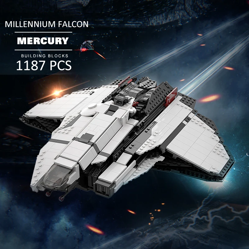 Moc Star Citizensed Mercury Starrunner Millennium Falcon Spaceship Building Blocks Space Battleship Weapon Child Boy Toy Gift
Moc Star Citizensed Mercury Starrunner Millennium Falcon Spaceship Building Blocks Space Battleship Weapon Child Boy Toy Gift