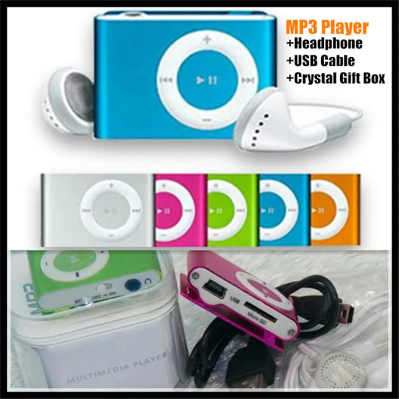 100p!Metal Alloy Shell Clip MINI MP3 Player External inserted SD/TF,Support 1-8GB (no SD/TF Card),Earphone+USB Cable+Crystal Box
100p!Metal Alloy Shell Clip MINI MP3 Player External inserted SD/TF,Support 1-8GB (no SD/TF Card),Earphone+USB Cable+Crystal Box