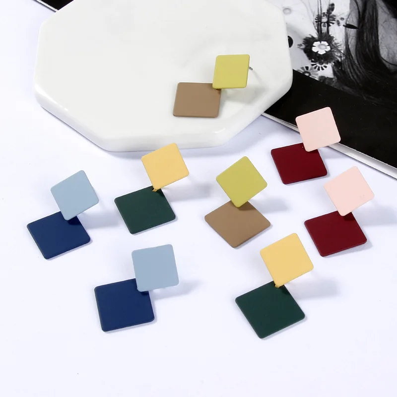 Fashion Geometric Earrings Statement ZA 2019 Brincos Oversize Square Handing Acrylic Gold Drop Earring For Women Modern Jewelry
Fashion Geometric Earrings Statement ZA 2019 Brincos Oversize Square Handing Acrylic Gold Drop Earring For Women Modern Jewelry