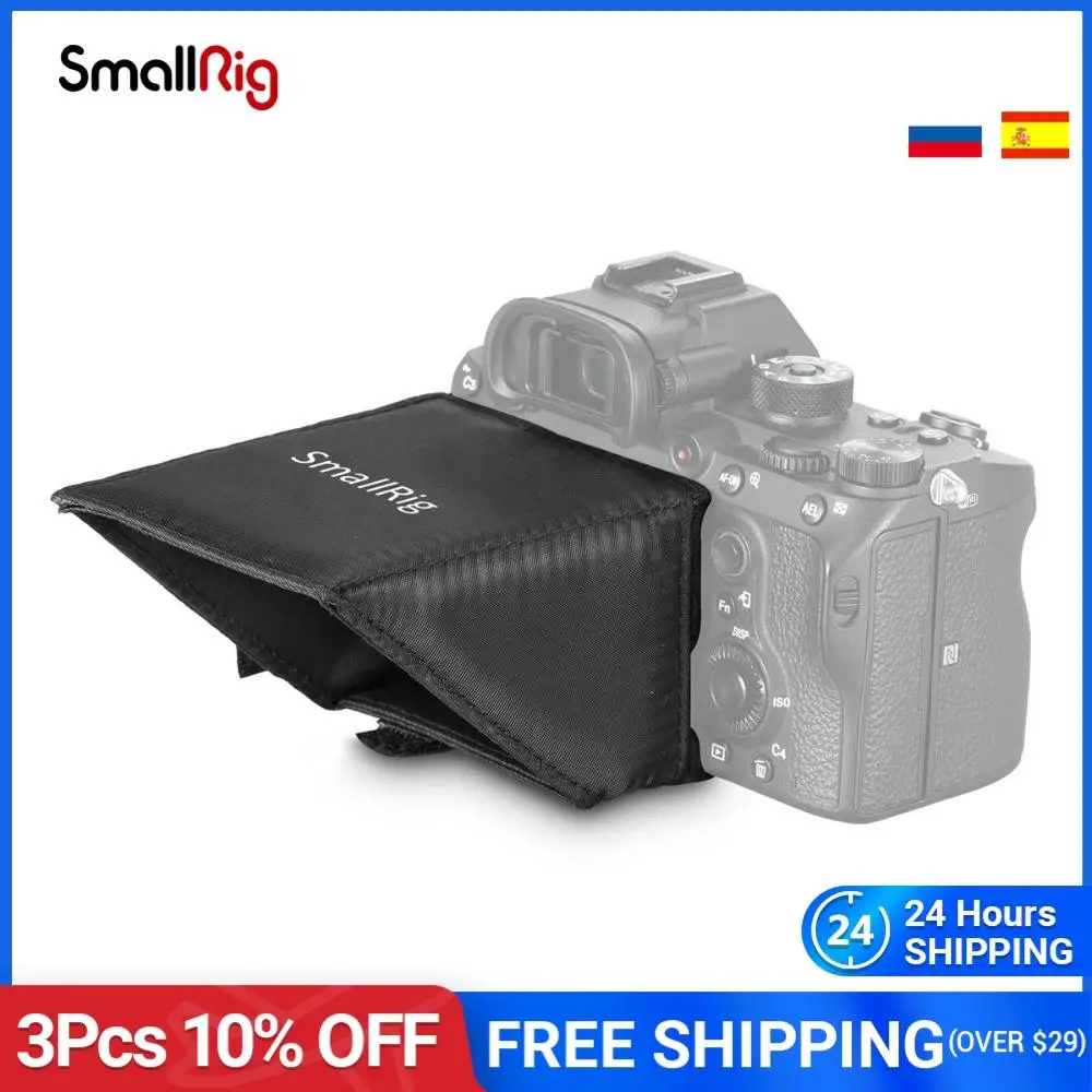 SmallRig Lcd Screen Sunhood for Sony A7 A7II A7III A9 Series Cameras Screen Sun Shield Hood -2215
SmallRig Lcd Screen Sunhood for Sony A7 A7II A7III A9 Series Cameras Screen Sun Shield Hood -2215