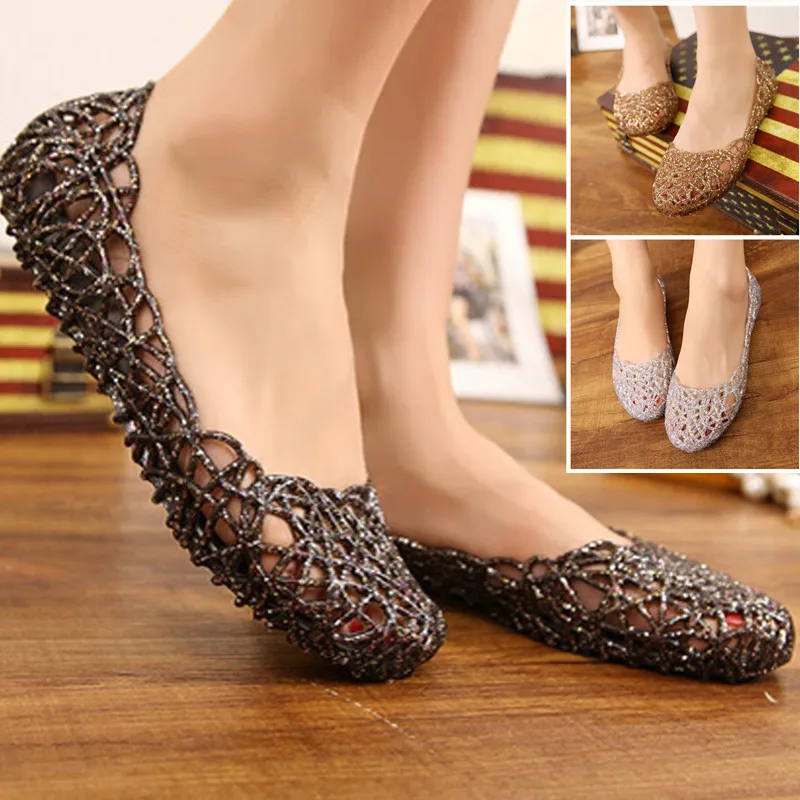 Women Jelly Sandals Ladies Hollow Out Mesh Crystal Bling Flat Shoes Slippers Female Fashion Casual Breathable Woman Comfort Shoe
Women Jelly Sandals Ladies Hollow Out Mesh Crystal Bling Flat Shoes Slippers Female Fashion Casual Breathable Woman Comfort Shoe