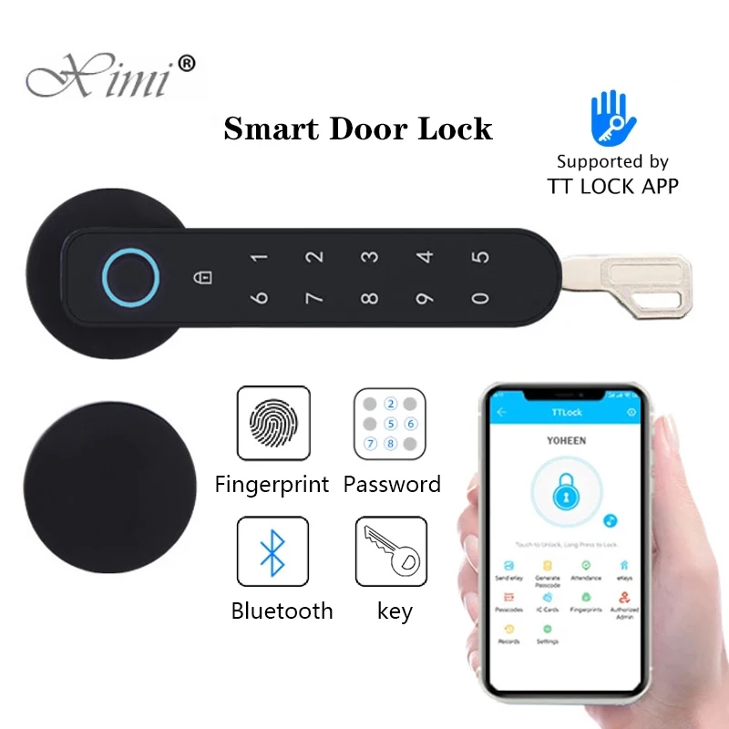 Умный дверной замок TTLock, Wi-Fi Смарт-замок со сканером отпечатков пальцев, пароль, электрический замок, дистанционное управление через прилож...
Умный дверной замок TTLock, Wi-Fi Смарт-замок со сканером отпечатков пальцев, пароль, электрический замок, дистанционное управление через прилож...