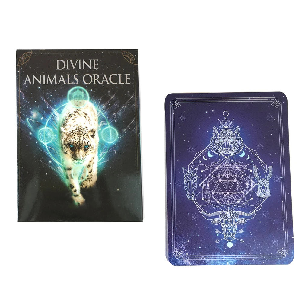 Gift Family Friends Playing Deck Divine Animals Oracle English Version Party Game Beginner Coated Paper Portable Tarot Card
Gift Family Friends Playing Deck Divine Animals Oracle English Version Party Game Beginner Coated Paper Portable Tarot Card