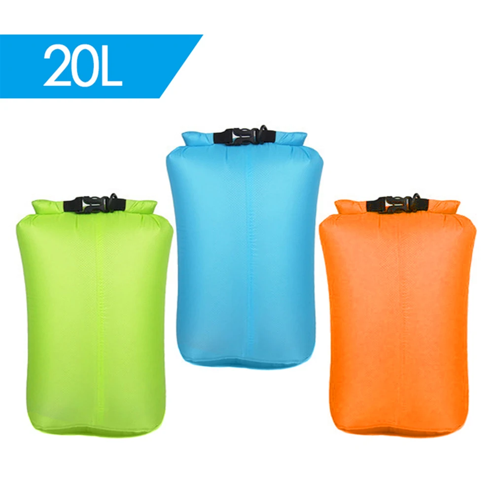 20L Waterproof Dry Bag Roll Up Dry Compression Sack Large Capacity Bucket Bag For Water Sports Drifting Swimming Bags
20L Waterproof Dry Bag Roll Up Dry Compression Sack Large Capacity Bucket Bag For Water Sports Drifting Swimming Bags